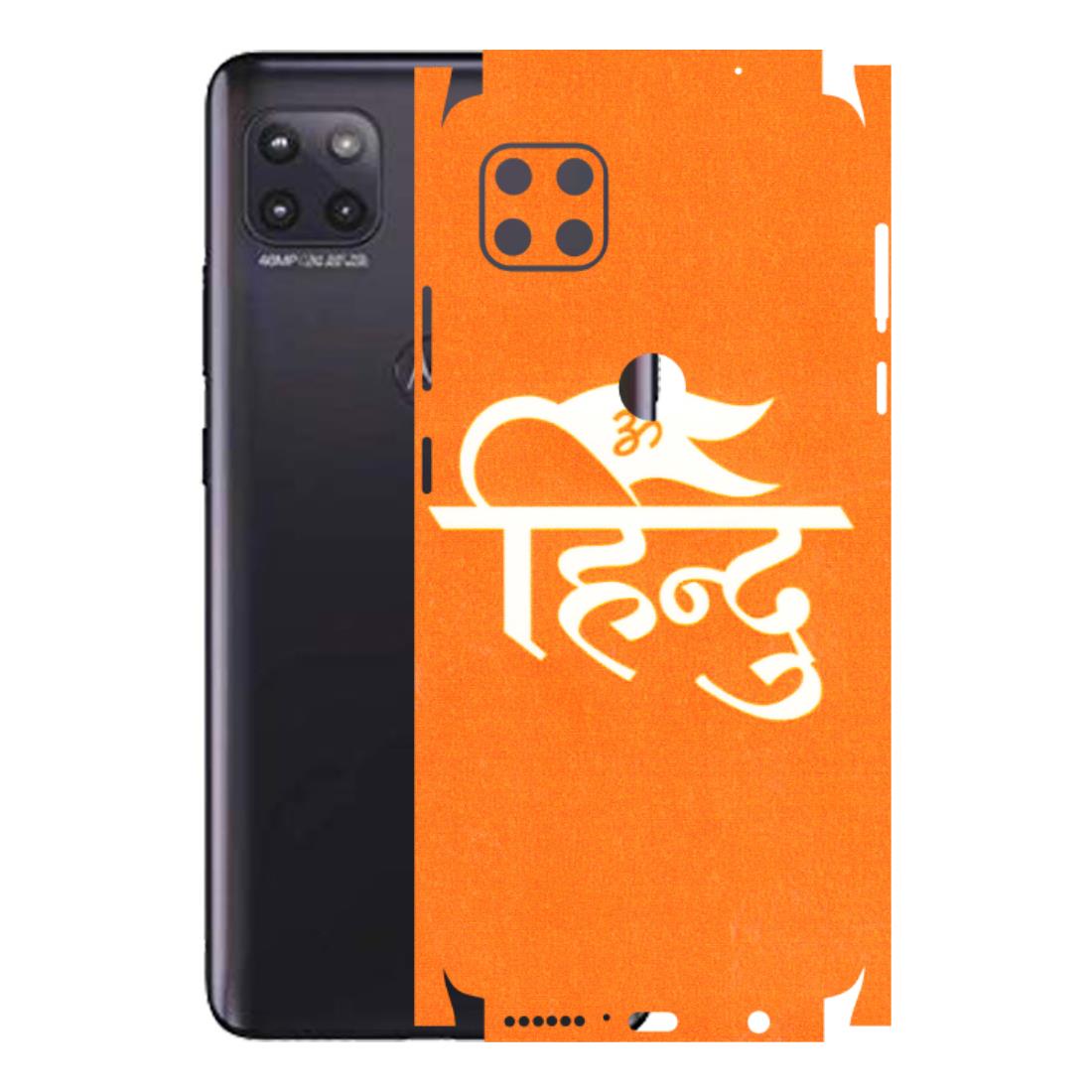 Motorola Phone Skins (All Models) - Hindu Kesari - 3D Embossed Finish (L-154) Motorola Moto G (5G)
