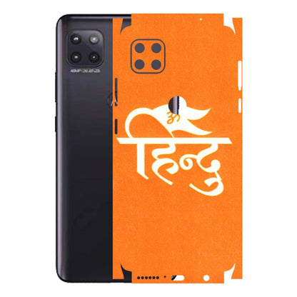 Motorola Phone Skins (All Models) - Hindu Kesari - 3D Embossed Finish (L-154) Motorola Moto G (5G)