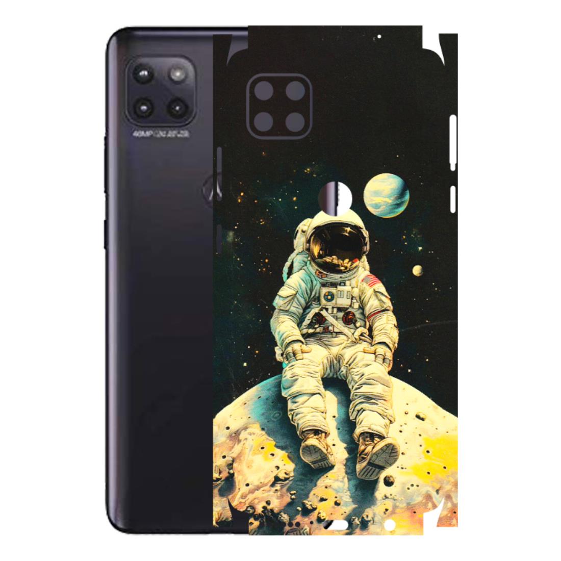 Motorola Phone Skins (All Models) - Astronaut in Space - 3D Embossed Finish (L-16) Motorola Moto G (5G)