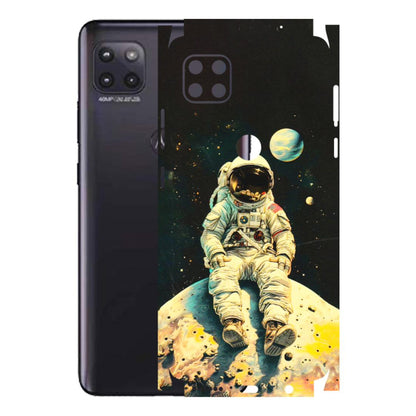 Motorola Phone Skins (All Models) - Astronaut in Space - 3D Embossed Finish (L-16) Motorola Moto G (5G)