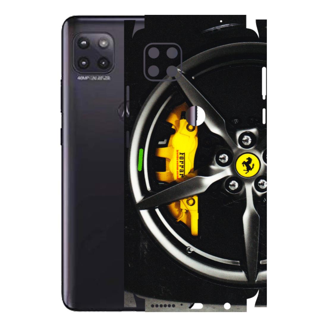 Motorola Phone Skins (All Models) - Ferrari Wheel Alloy - 3D Embossed Finish (L-173) Motorola Moto G (5G)