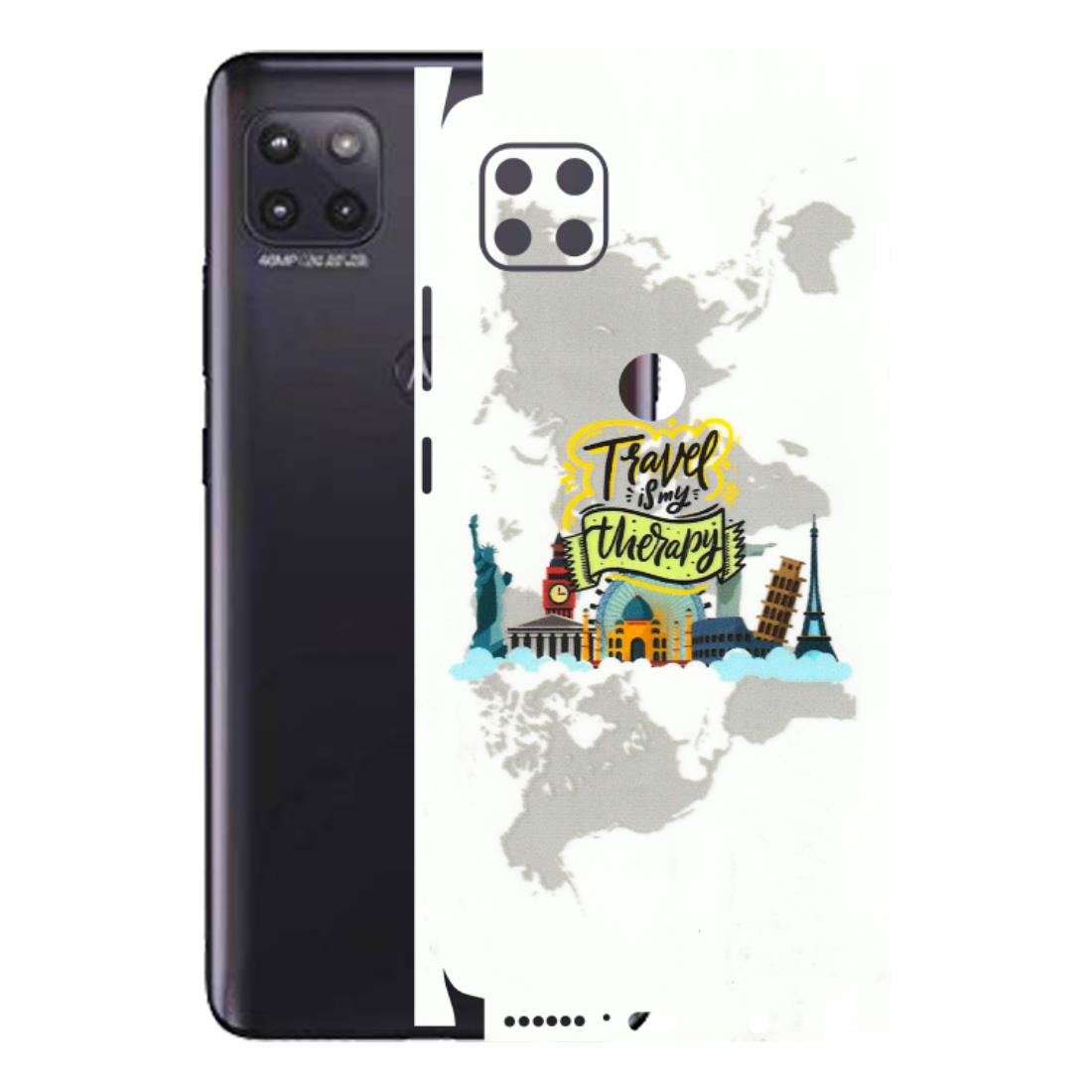 Motorola Phone Skins (All Models) - Travel Therapy - 3D Embossed Finish (L-199) Motorola Moto G (5G)