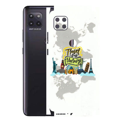 Motorola Phone Skins (All Models) - Travel Therapy - 3D Embossed Finish (L-199) Motorola Moto G (5G)