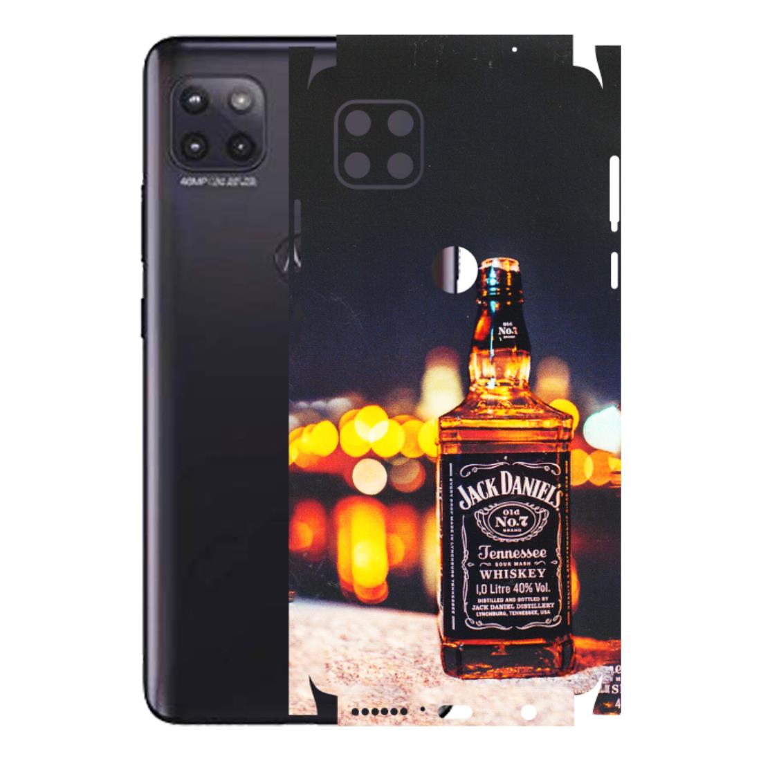 Motorola Phone Skins (All Models) - JD Whiskey Bottle - 3D Embossed Finish (L-20) Motorola Moto G (5G)