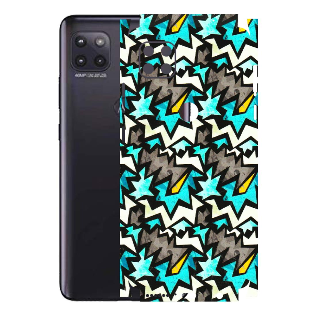 Motorola Phone Skins (All Models) - Funky Zig Zag - 3D Embossed Finish (L-223) Motorola Moto G (5G)