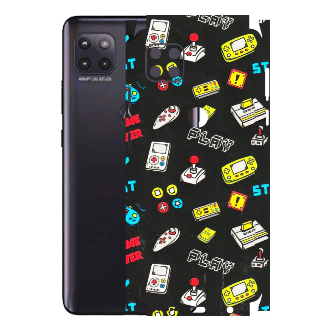 Motorola Phone Skins (All Models) - Gaming Doodles - 3D Embossed Finish (L-224) Motorola Moto G (5G)