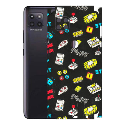 Motorola Phone Skins (All Models) - Gaming Doodles - 3D Embossed Finish (L-224) Motorola Moto G (5G)