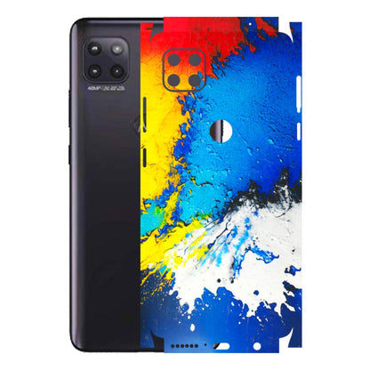 Motorola Phone Skins (All Models) - Acrylic Paint Spill - 3D Embossed Finish (L-229) Motorola Moto G (5G)