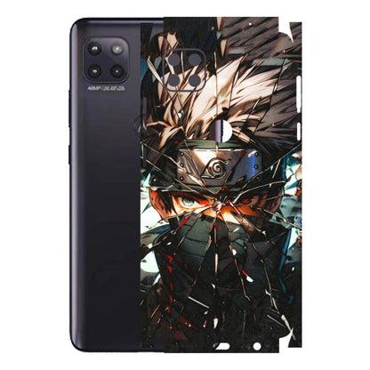 Motorola Phone Skins (All Models) - Kakashi Shattered Glass Effect - 3D Embossed Finish (L-237) Motorola Moto G (5G)