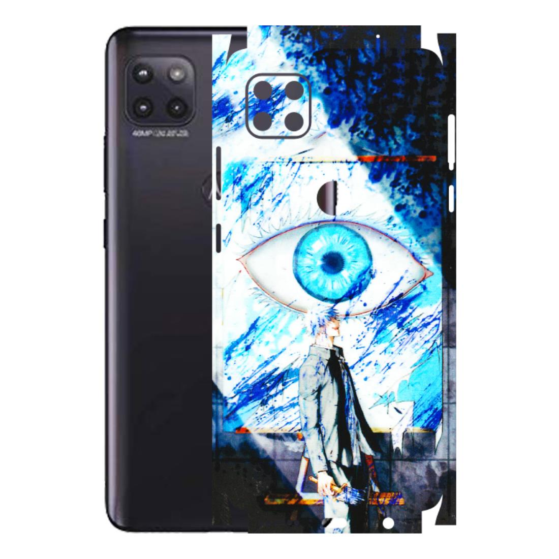 Motorola Phone Skins (All Models) - Gojo Satoru evil eye - 3D Embossed Finish (L-239) Motorola Moto G (5G)