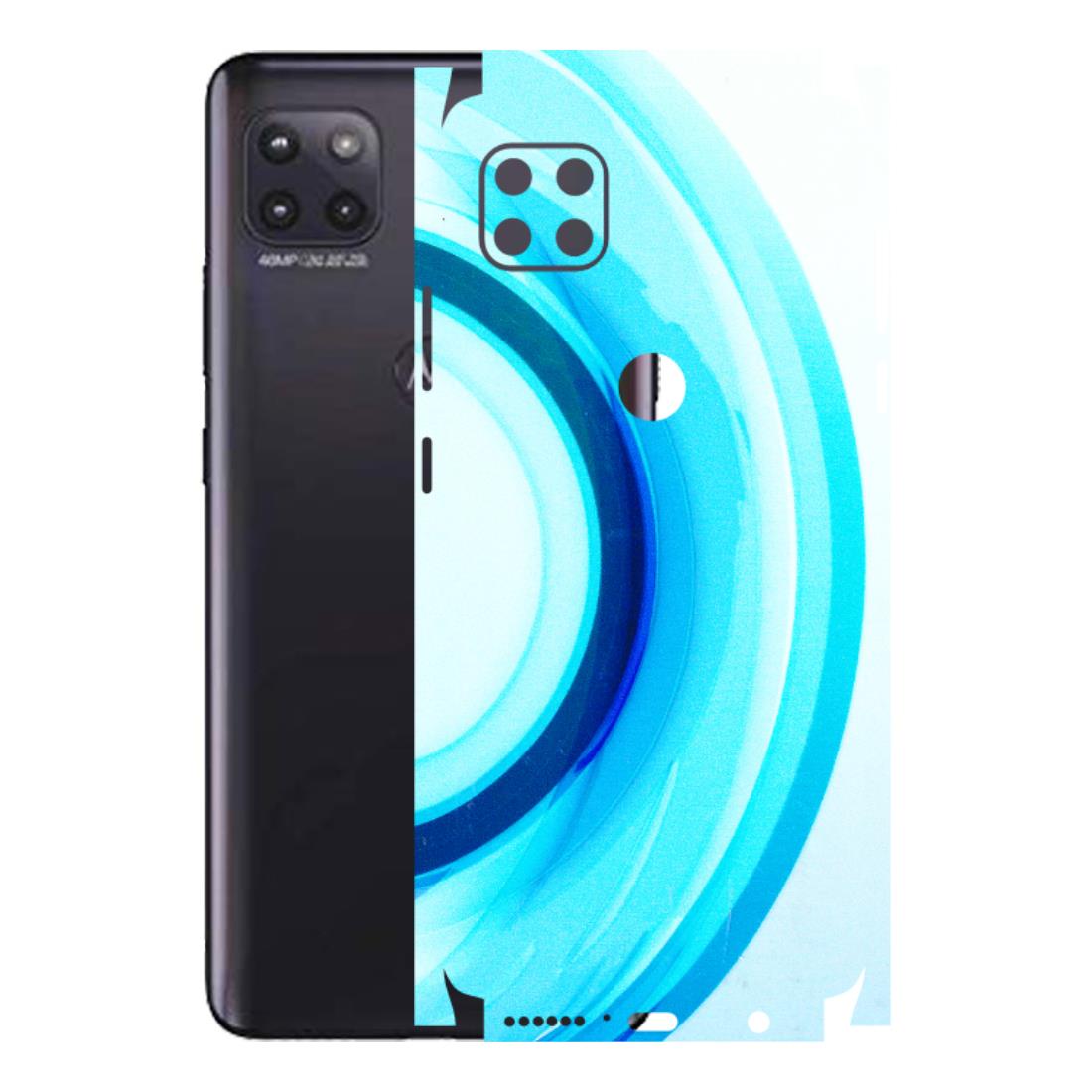 Motorola Phone Skins (All Models) - The Blue Curve - 3D Embossed Finish (L-244) Motorola Moto G (5G)