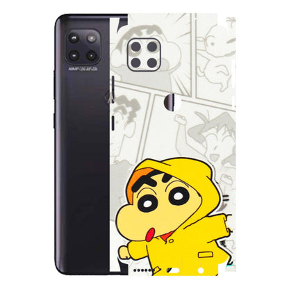 Motorola Phone Skins (All Models) - Yellow Shinchan Comic - 3D Embossed Finish (L-246) Motorola Moto G (5G)