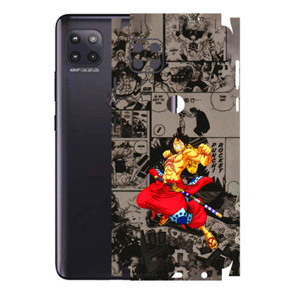 Motorola Phone Skins (All Models) - One Piece Rocket Punch Manga - 3D Embossed Finish (L-25) Motorola Moto G (5G)