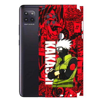 Motorola Phone Skins (All Models) - Kakashi Red Anime - 3D Embossed Finish (L-251) Motorola Moto G (5G)