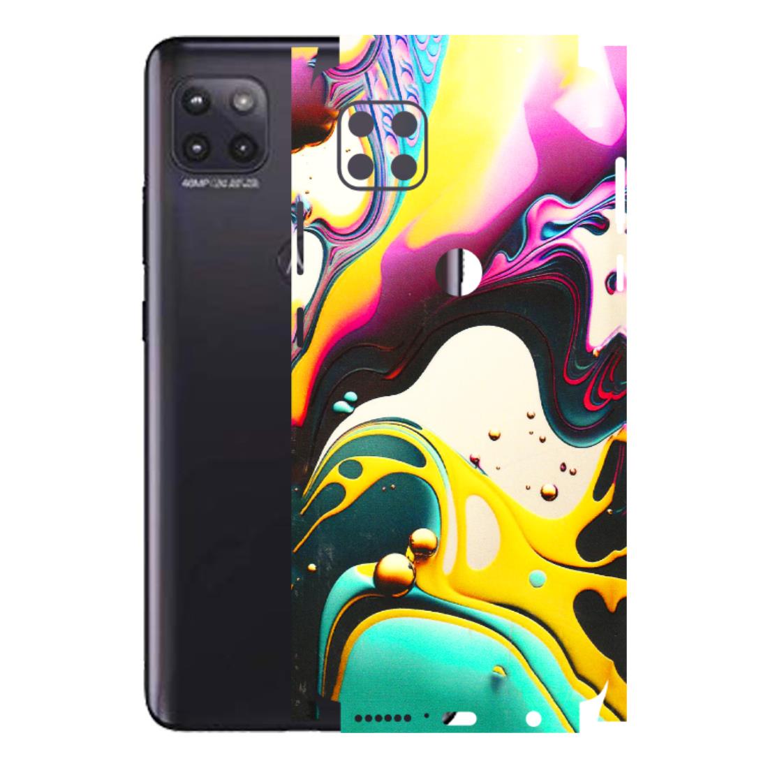 Motorola Phone Skins (All Models) - Multicolor Abstract pattern - 3D Embossed Finish (L-254) Motorola Moto G (5G)
