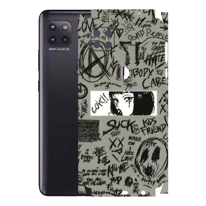 Motorola Phone Skins (All Models) - Never Have Love Anime - 3D Embossed Finish (L-260) Motorola Moto G (5G)