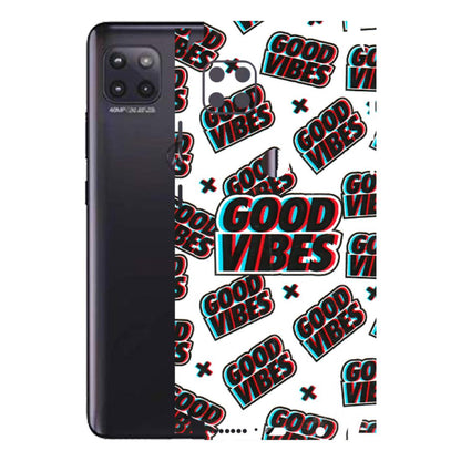 Motorola Phone Skins (All Models) - Good Vibes - 3D Embossed Finish (L-282) Motorola Moto G (5G)