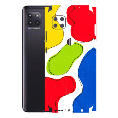 Motorola Phone Skins (All Models) - RGB Colour Paint - 3D Embossed Finish (L-284) Motorola Moto G (5G)