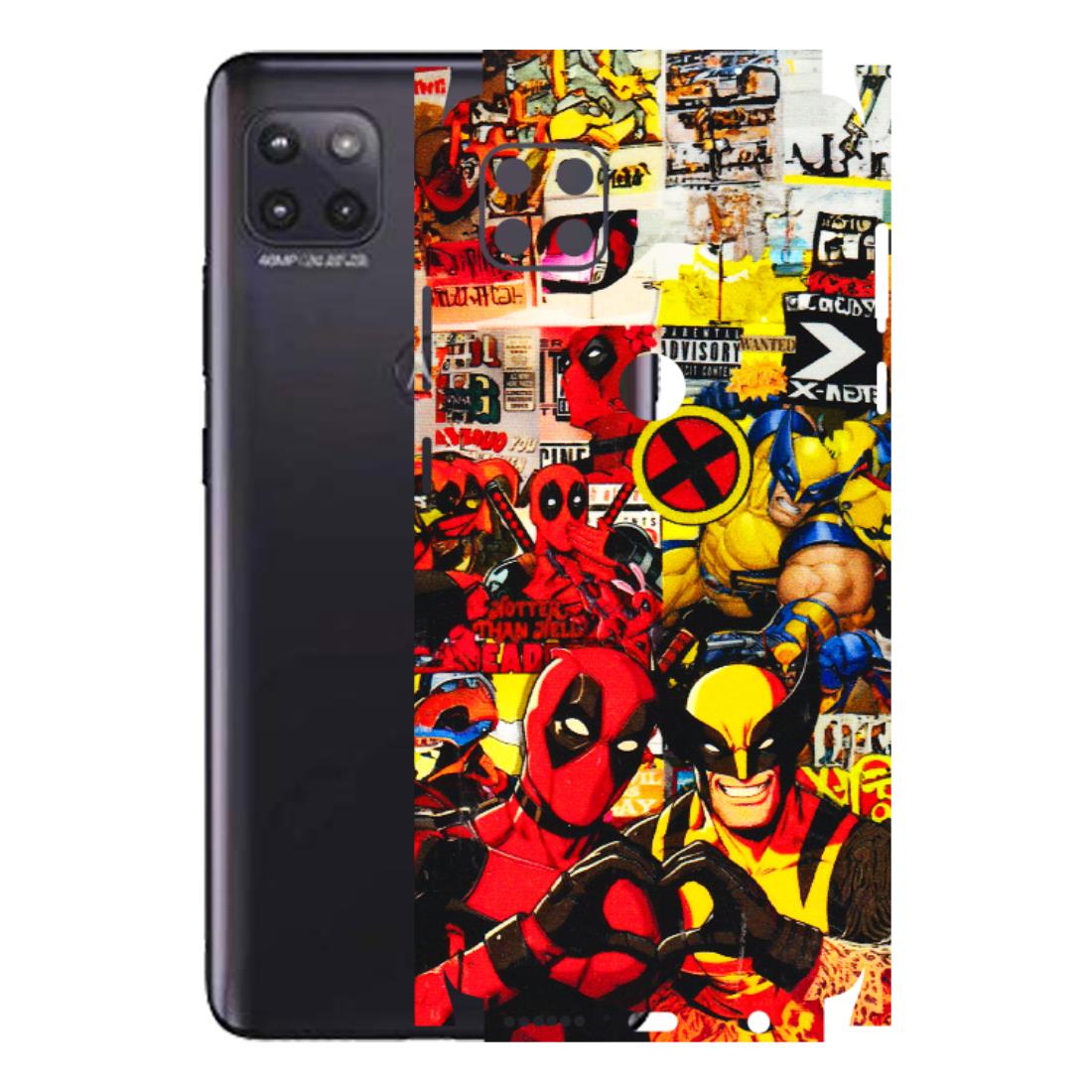 Motorola Phone Skins (All Models) - Spidy Wolverine - 3D Embossed Finish (L-310) Motorola Moto G (5G)