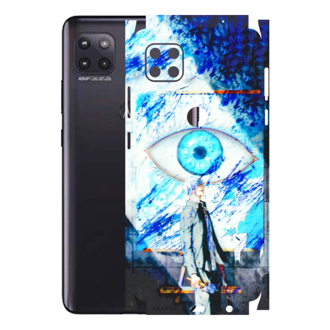 Motorola Phone Skins (All Models) - Anime Sea Blue Eye - 3D Embossed Finish (L-318) Motorola Moto G (5G)