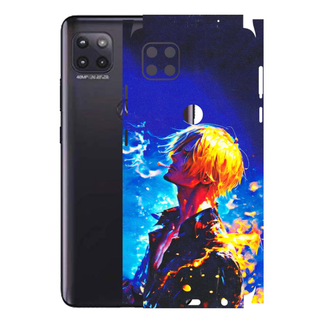 Motorola Phone Skins (All Models) - Sanji Vinsmoke One Piece - 3D Embossed Finish (L-319) Motorola Moto G (5G)
