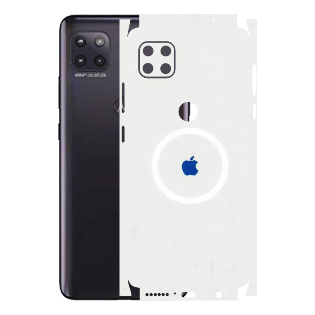 Motorola Phone Skins (All Models) - iPhone Magsafe Logo - 3D Embossed Finish (L-320) Motorola Moto G (5G)