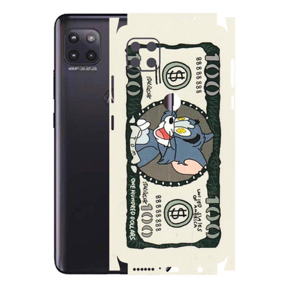 Motorola Phone Skins (All Models) - Tom Hundred Dollar - 3D Embossed Finish (L-324) Motorola Moto G (5G)