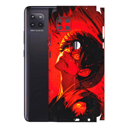 Motorola Phone Skins (All Models) - D.Luffy Power Up One Piece Anime - 3D Embossed Finish (L-326) Motorola Moto G (5G)