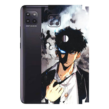 Motorola Phone Skins (All Models) - Sung Jinwoo Manhwa Anime - 3D Embossed Finish (L-328) Motorola Moto G (5G)