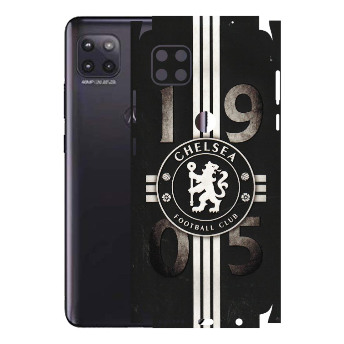 Motorola Phone Skins (All Models) - Chelsea Fan Club - 3D Embossed Finish (L-36) Motorola Moto G (5G)