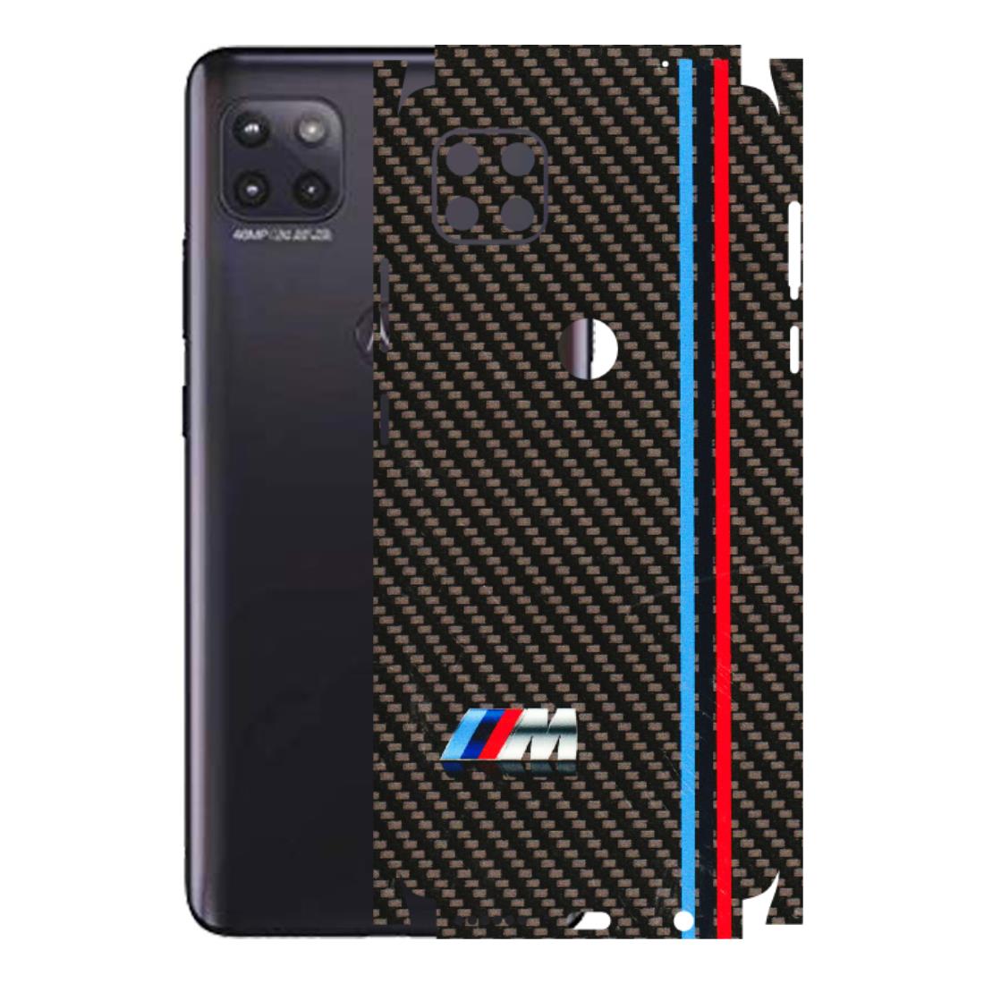 Motorola Phone Skins (All Models) - BM Carbon Fiber Feels - 3D Embossed Finish (L-38) Motorola Moto G (5G)