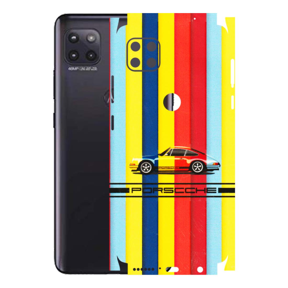 Motorola Phone Skins (All Models) - Multicolour Porche - 3D Embossed Finish (L-39) Motorola Moto G (5G)