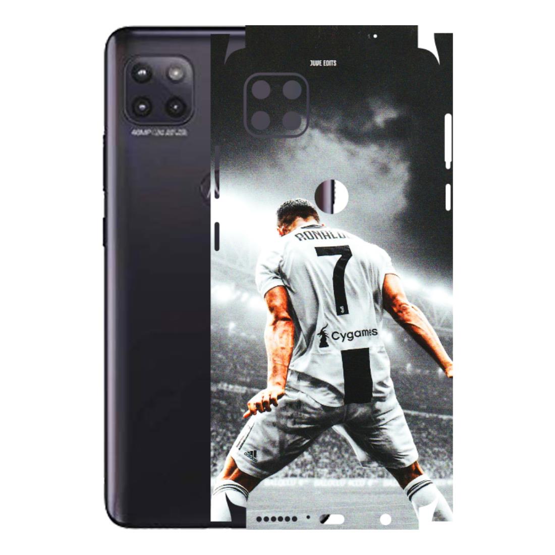 Motorola Phone Skins (All Models) - Ronaldo CR7 Crazy - 3D Embossed Finish (L-44) Motorola Moto G (5G)