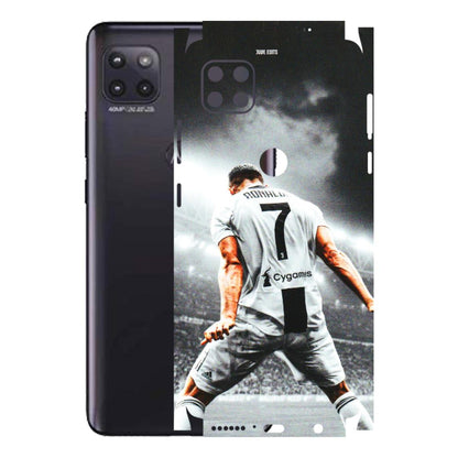 Motorola Phone Skins (All Models) - Ronaldo CR7 Crazy - 3D Embossed Finish (L-44) Motorola Moto G (5G)