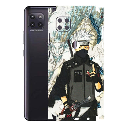 Motorola Phone Skins (All Models) - Kakashi Hatake Naruto Anime - 3D Embossed Finish (L-46) Motorola Moto G (5G)