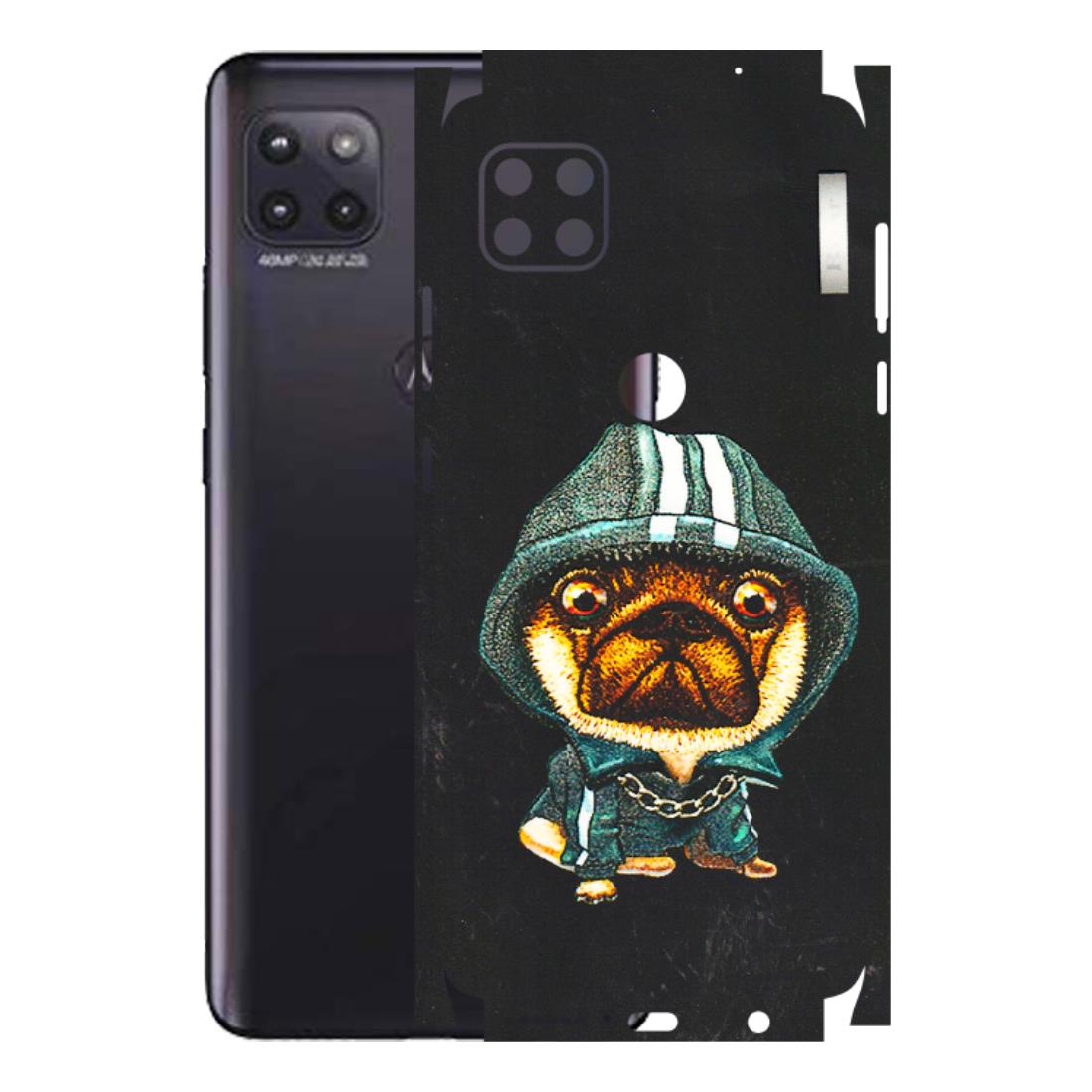 Motorola Phone Skins (All Models) - Puppy N Hoodie - 3D Embossed Finish (L-90) Motorola Moto G (5G)