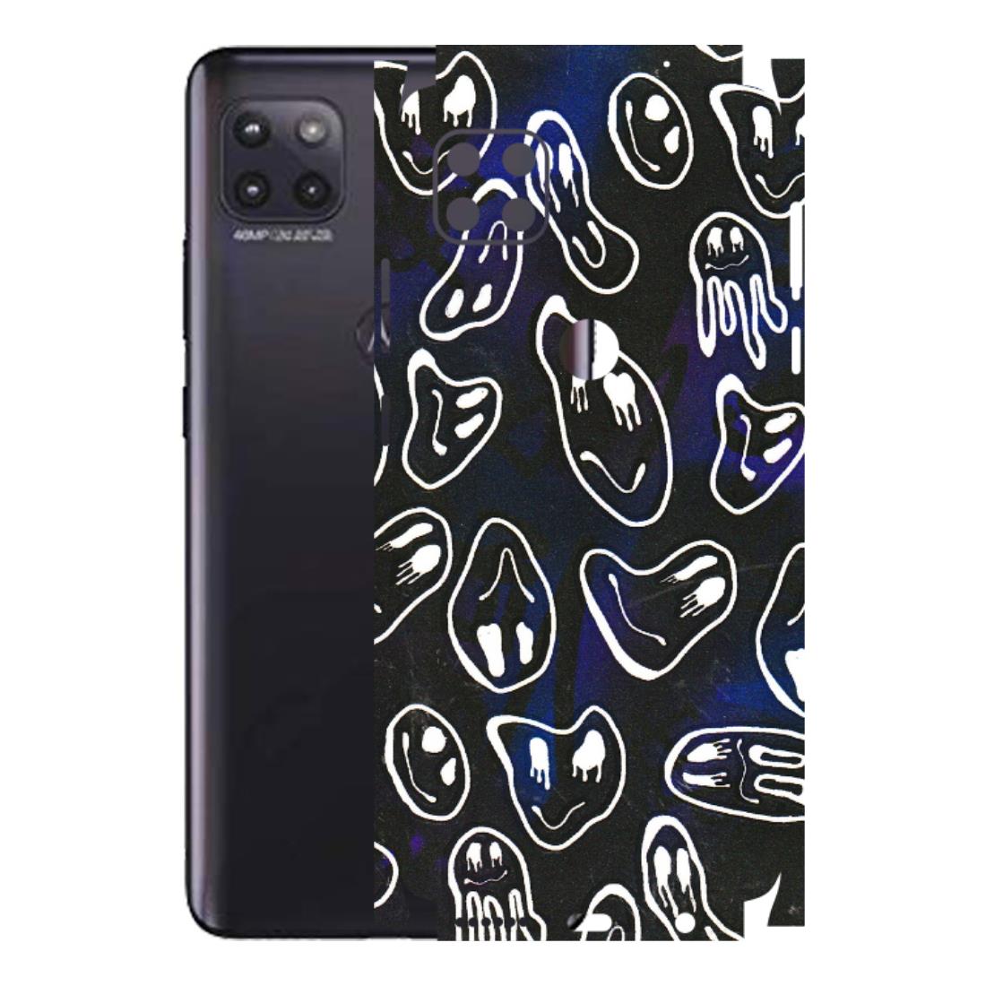 Motorola Phone Skins (All Models) - Distorted Smileys - 3D Embossed Finish (L-92) Motorola Moto G (5G)
