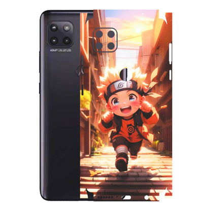 Motorola Phone Skins (All Models) - Naruto Cute Toon Running - Matte Finish (M-04) Motorola Moto G (5G)