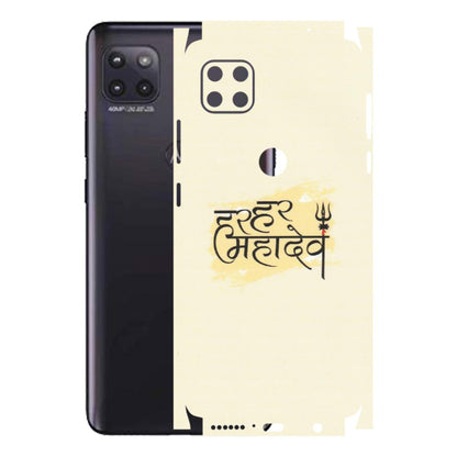 Motorola Phone Skins (All Models) - Har Har Mahadev - Matte Finish (M-10) Motorola Moto G (5G)
