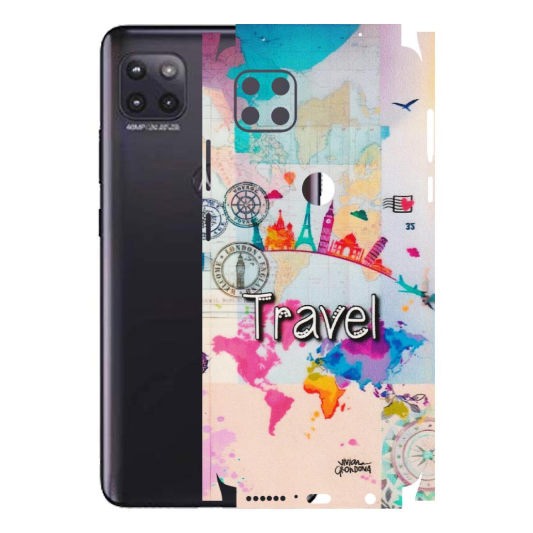 Motorola Phone Skins (All Models) - Travel The Wonders - Matte Finish (M-108) Motorola Moto G (5G)