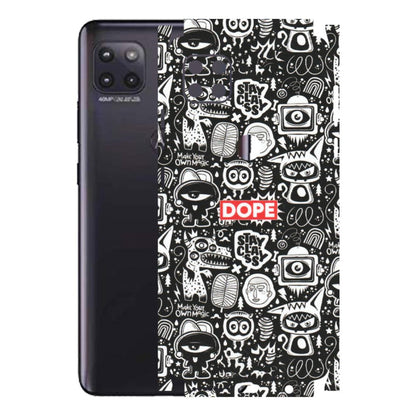 Motorola Phone Skins (All Models) - Dope Stay Classy Black Doodles - Matte Finish (M-126) Motorola Moto G (5G)