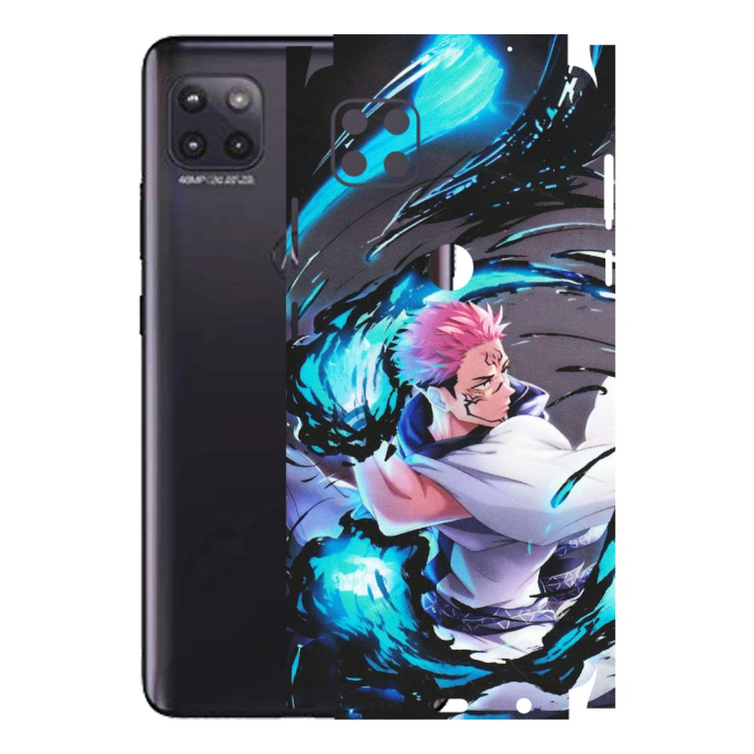 Motorola Phone Skins (All Models) - New Jujutsu Kaisen Grey Blue Anime - Matte Finish (M-127) Motorola Moto G (5G)