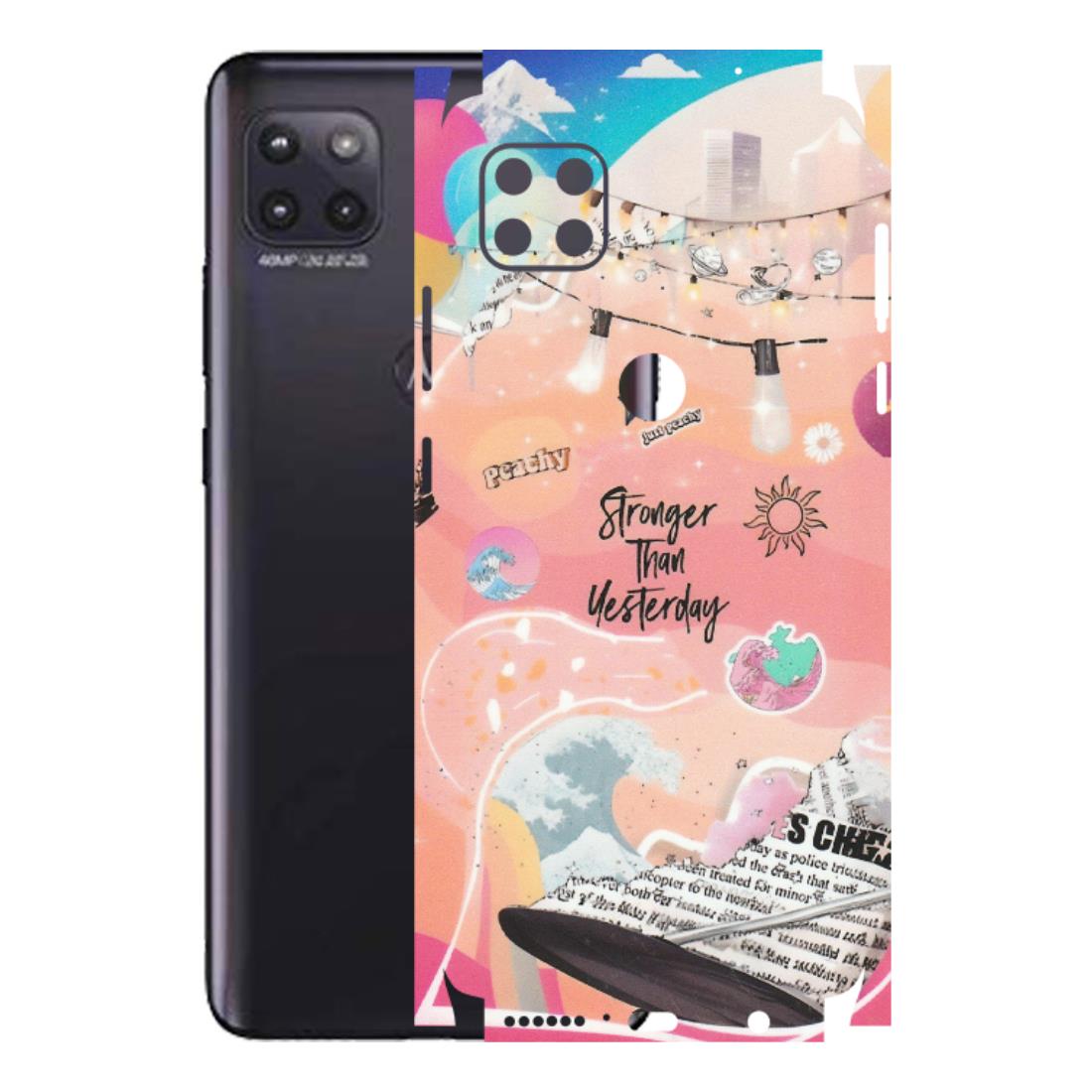 Motorola Phone Skins (All Models) - Stronger Then Yesterday - Matte Finish (M-128) Motorola Moto G (5G)