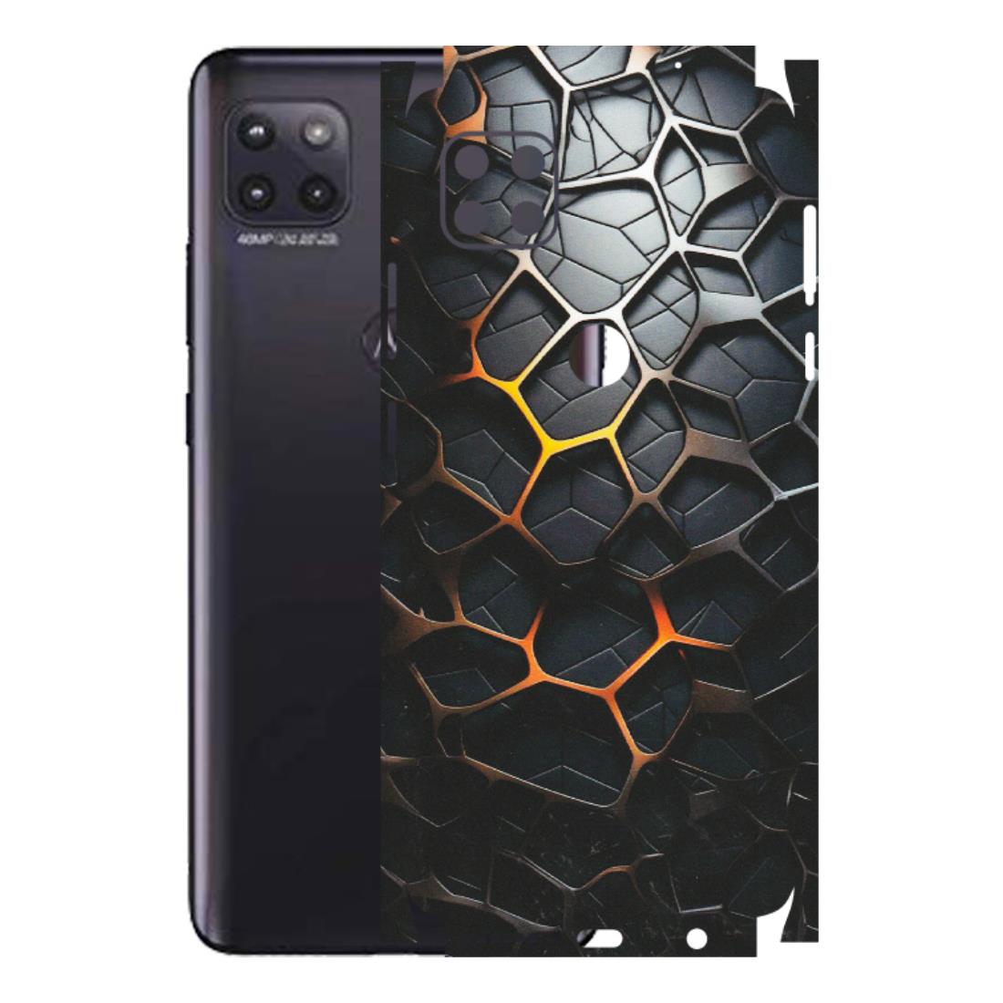 Motorola Phone Skins (All Models) - New Abstract Graphite Tiles - Matte Finish (M-130) Motorola Moto G (5G)