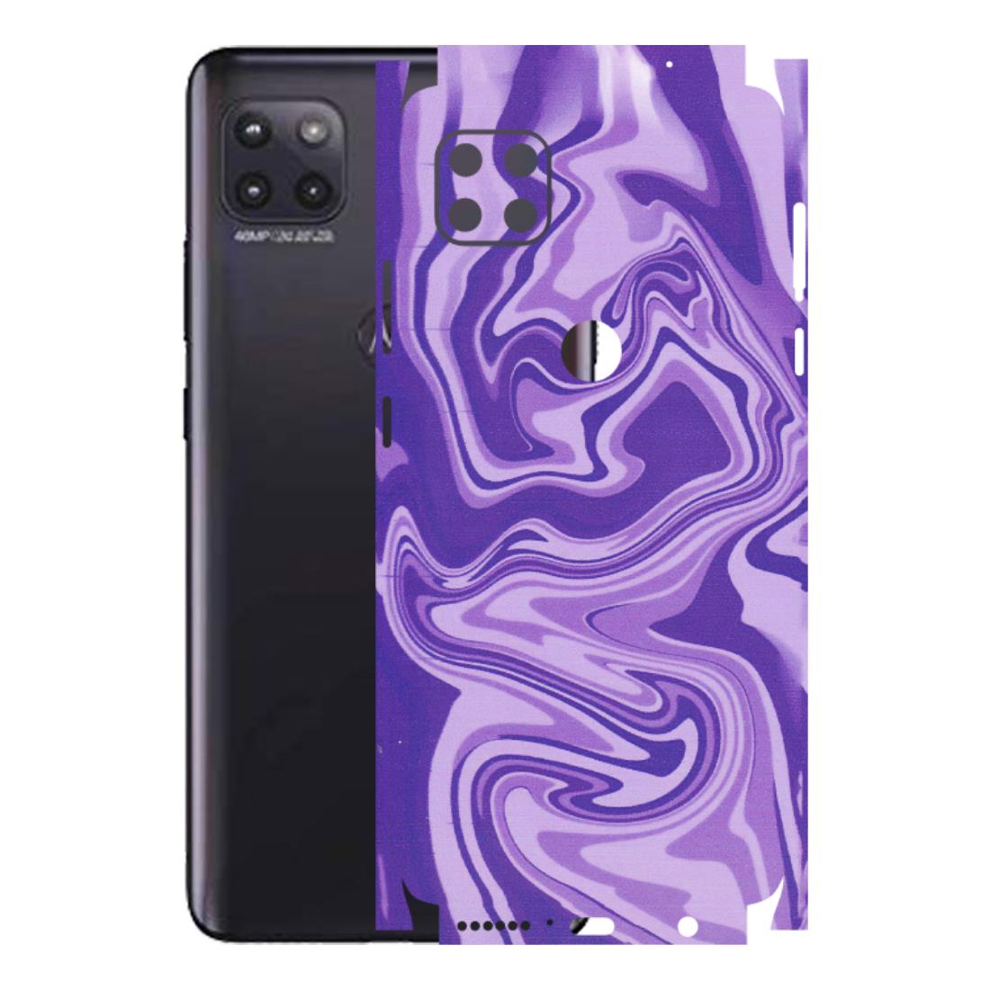 Motorola Phone Skins (All Models) - Hazy Purple Nights - Matte Finish (M-14) Motorola Moto G (5G)