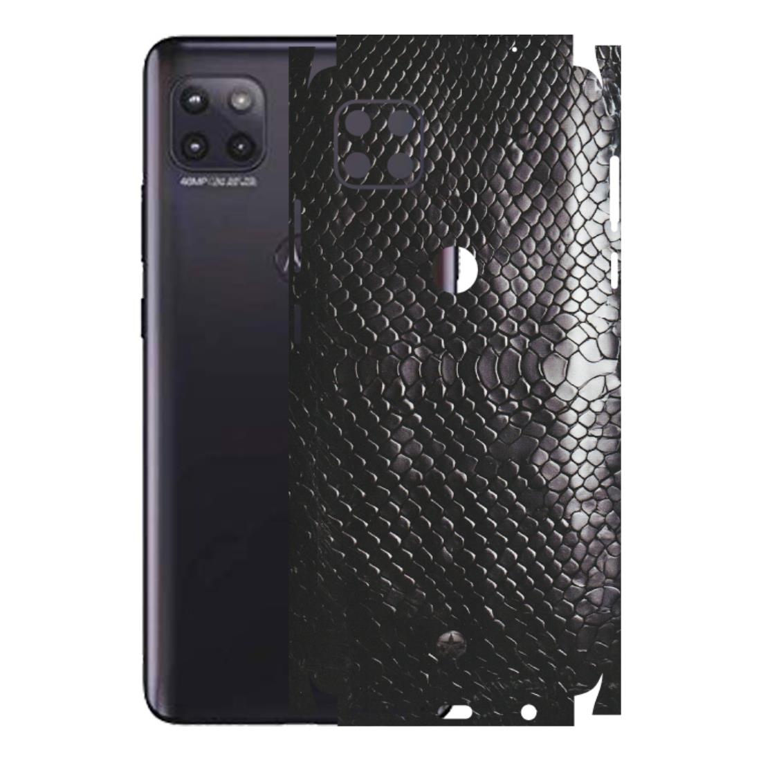 Motorola Phone Skins (All Models) - Black Snack Leather - Matte Finish (M-147) Motorola Moto G (5G)