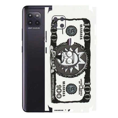 Motorola Phone Skins (All Models) - Rick And Morty Hundred Dollar Anime - Matte Finish (M-161) Motorola Moto G (5G)