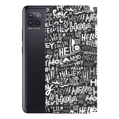 Motorola Phone Skins (All Models) - Hi Hello Doodles - Matte Finish (M-25) Motorola Moto G (5G)