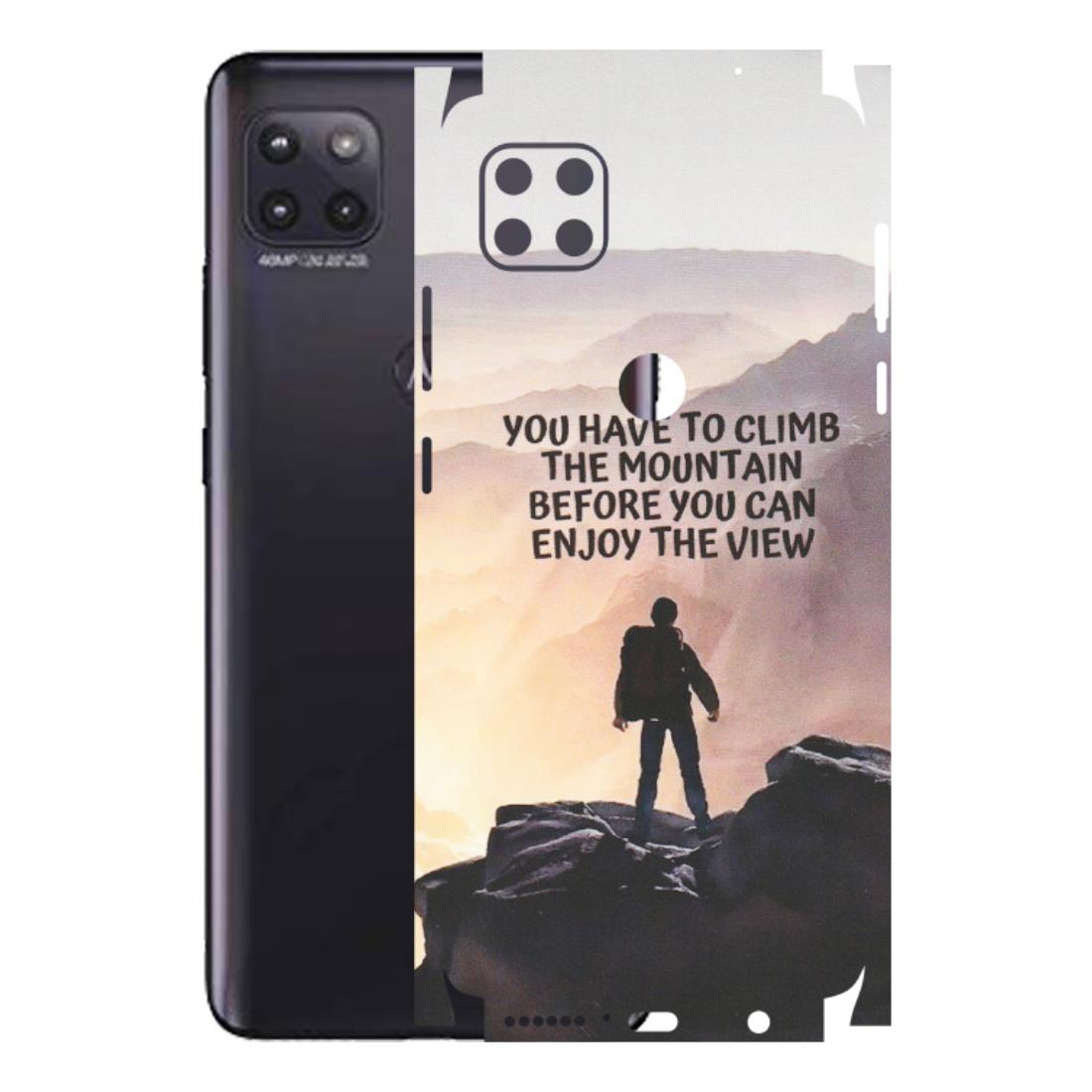 Motorola Phone Skins (All Models) - Motivational Hiking Mountain - Matte Finish (M-28) Motorola Moto G (5G)