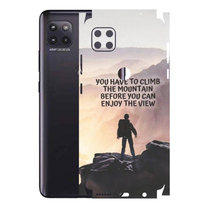 Motorola Phone Skins (All Models) - Motivational Hiking Mountain - Matte Finish (M-28) Motorola Moto G (5G)